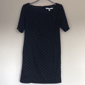 NWT - Size 8 Black dot cocktail dress